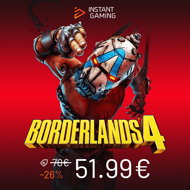Promotion pour le jeu Borderlands 4 à prix réduit du Instant Gaming