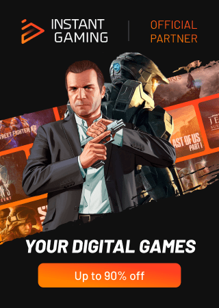 Promotion pour le site Instant Gaming pour acheter des jeux à prix réduit
